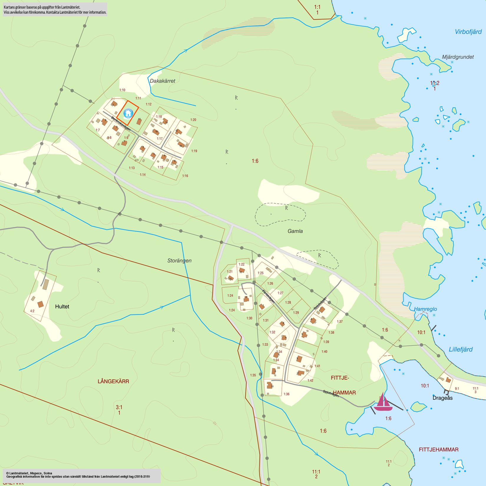 Tomt, Benkroksvägen 9, Dragskär, Oskarshamn