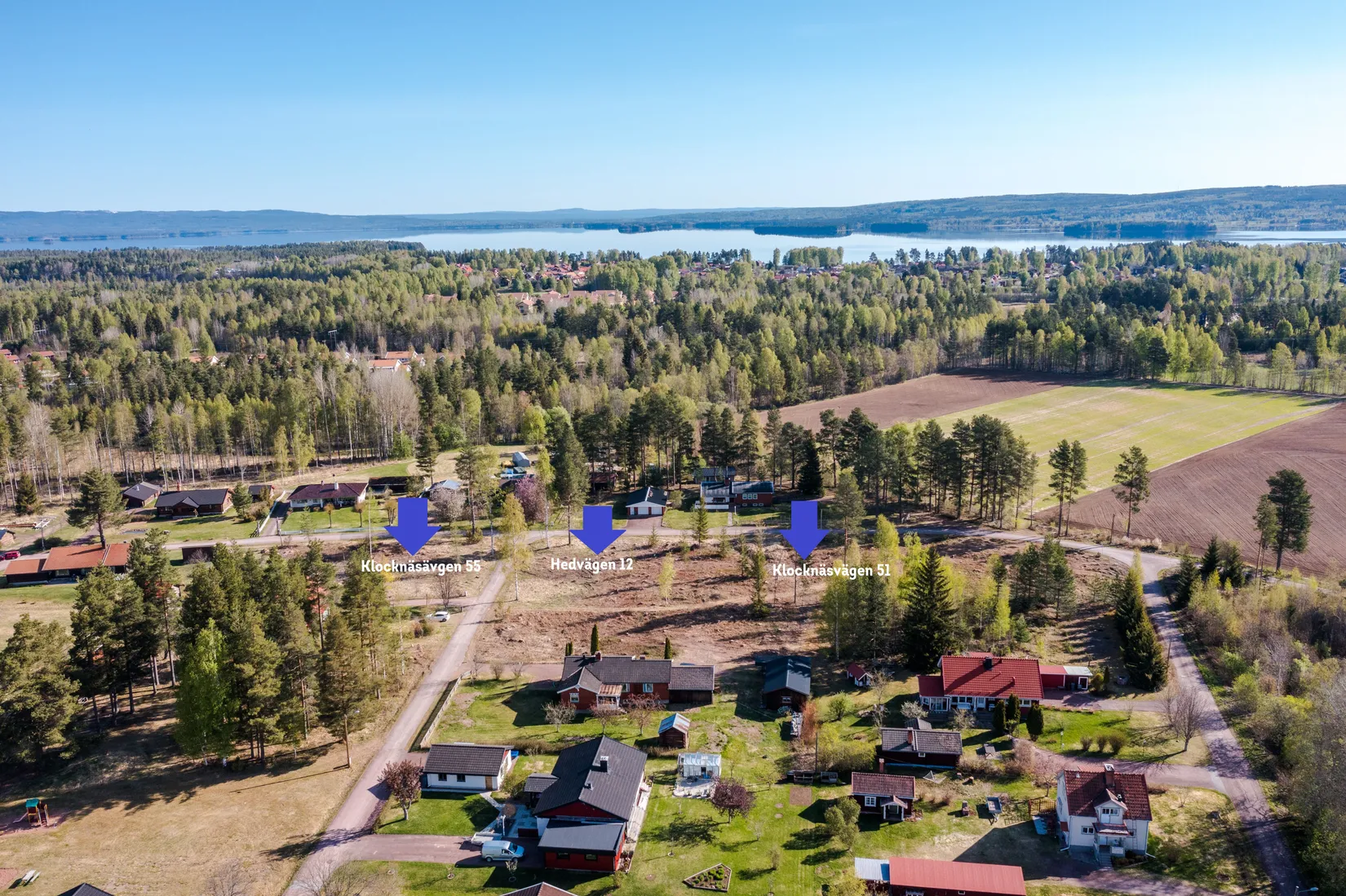 Tomt, Hedvägen 12, Öna, Mora