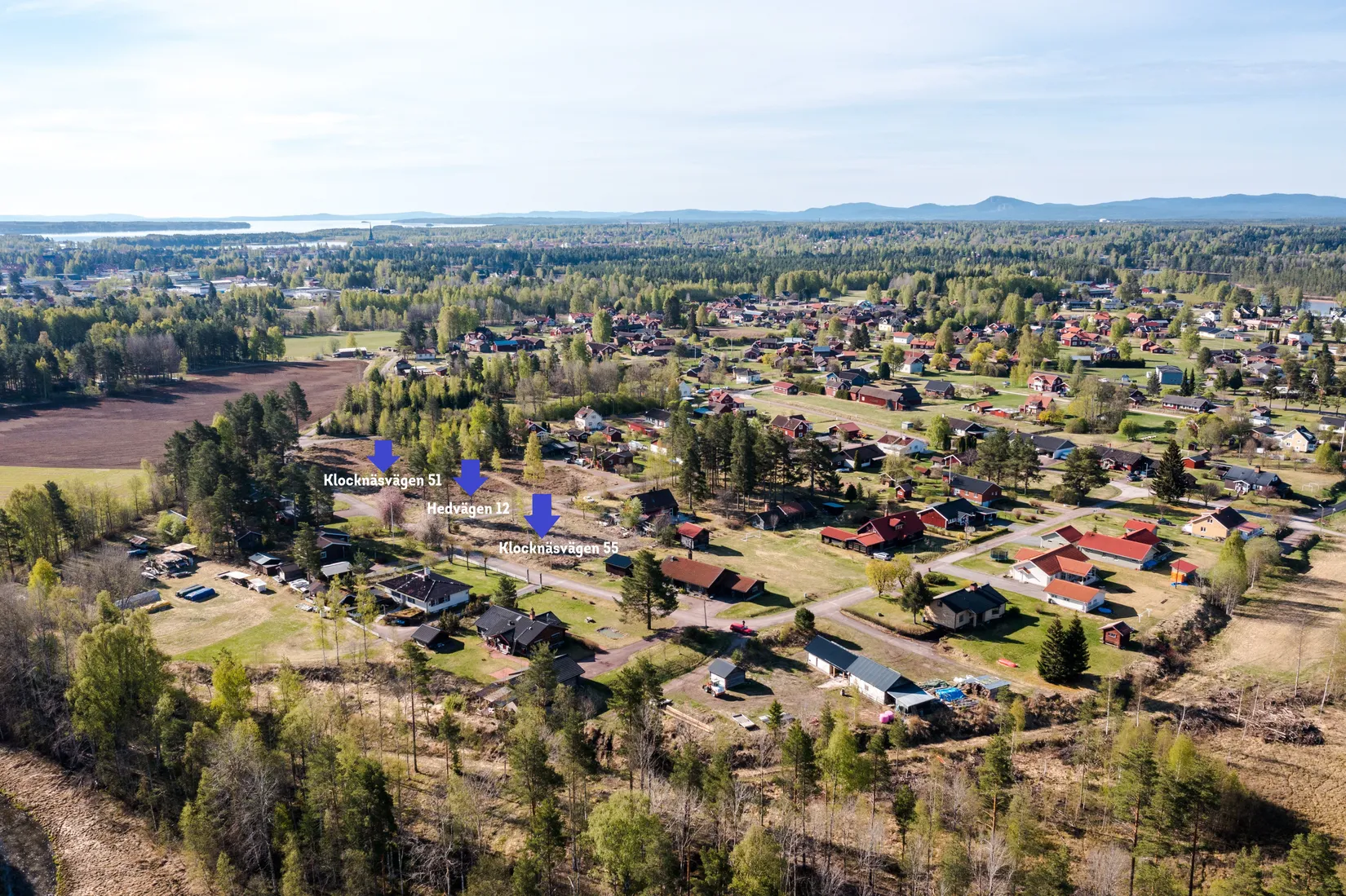 Tomt, Hedvägen 12, Öna, Mora