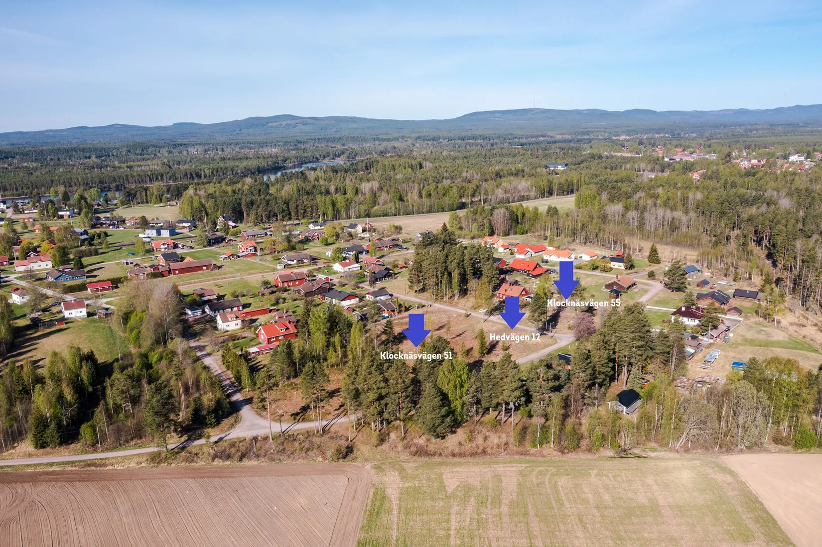 Tomt, Hedvägen 12, Öna, Mora
