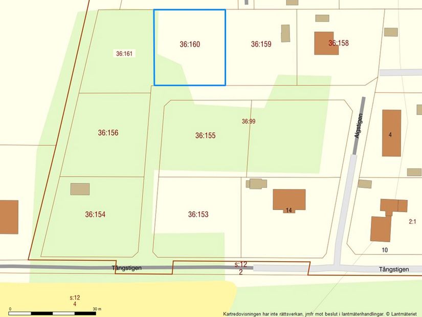 Tomt, Algstigen 17, Brantevik, Simrishamn