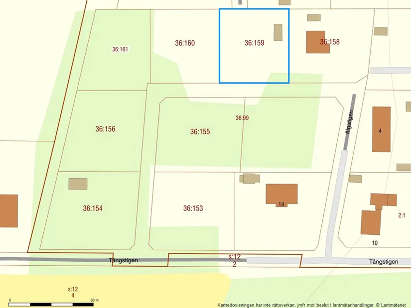 Tomt, Algstigen 10, Brantevik, Simrishamn