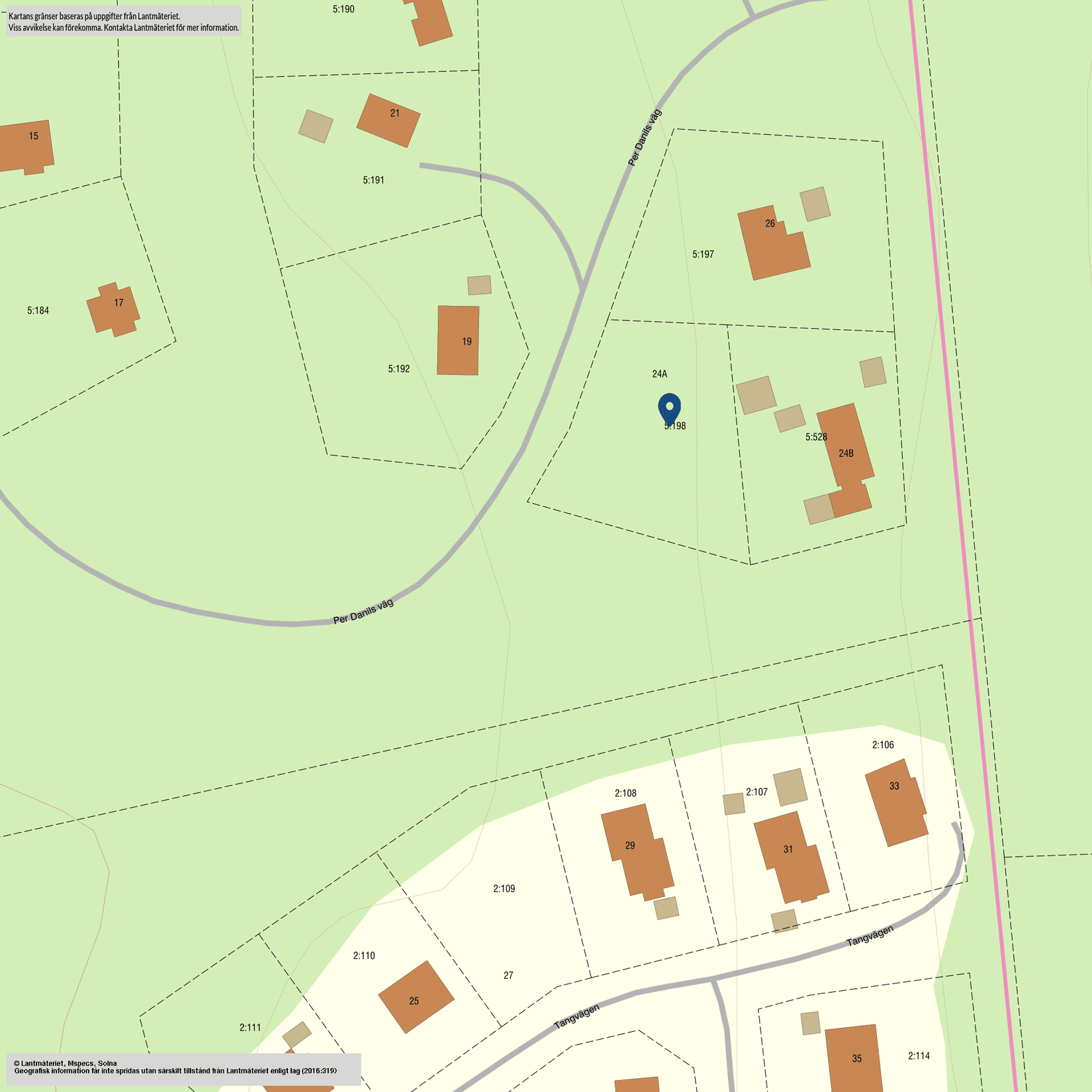Tomt, Per Danils väg 24A, Sälfjällstangen, Malung-Sälen
