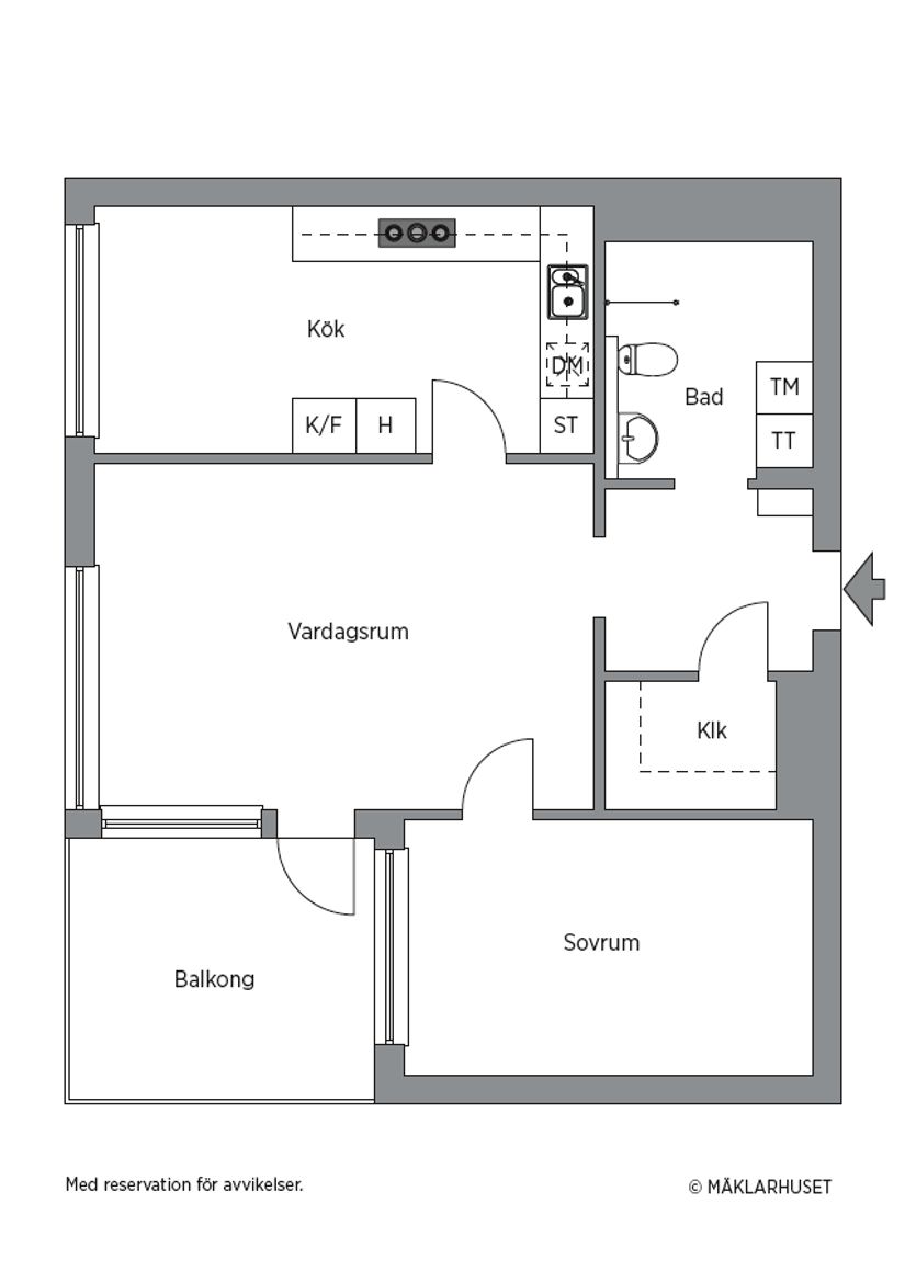 Bostadsrätt, Slottsvägen 12, 4 tr, Haga Norra, Solna