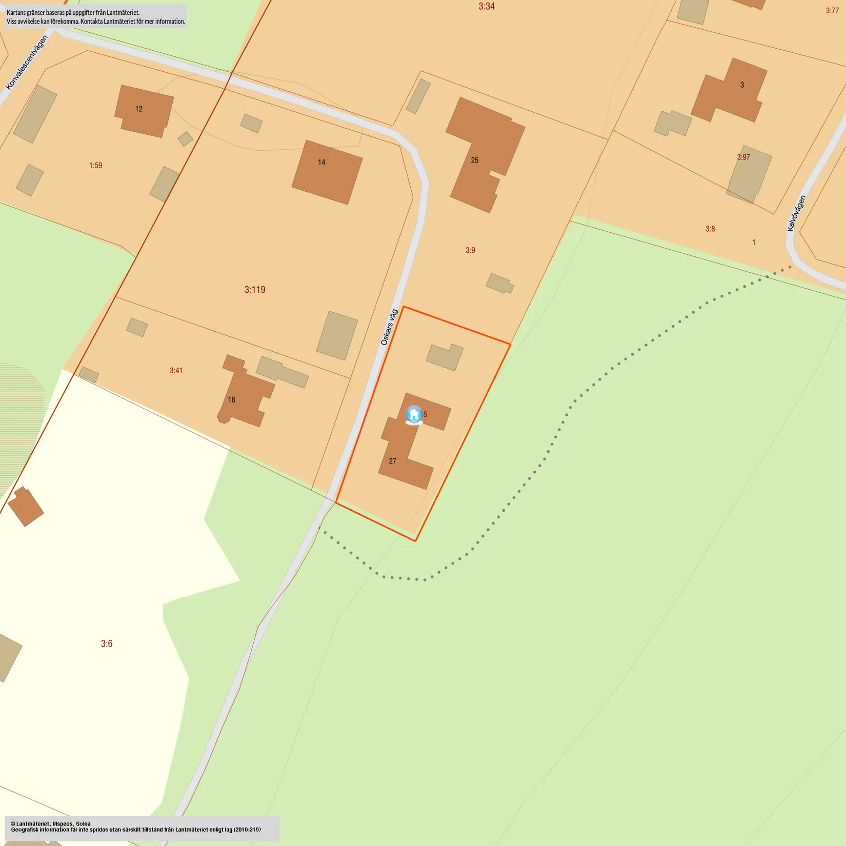 Villa, Oskars väg 27, Onsala Fjordsidan, Kungsbacka