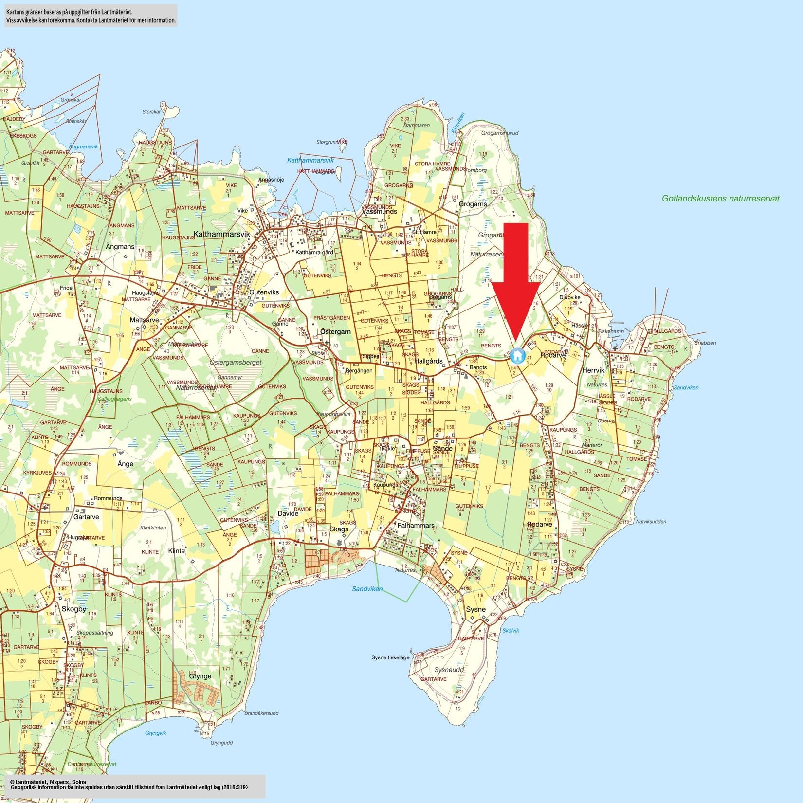 Tomt, Östergarn Rodarve 156 C, Östergarn - Östra Gotland, Gotland