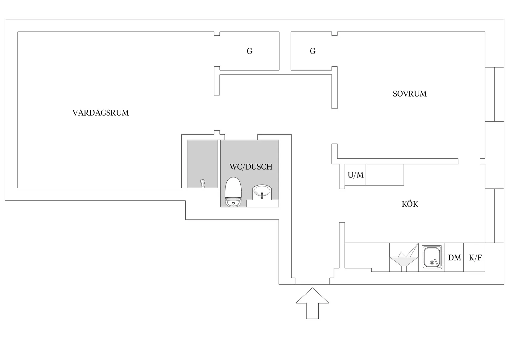 Bostadsrätt, Österlånggatan 13A, Centrum, Trollhättan