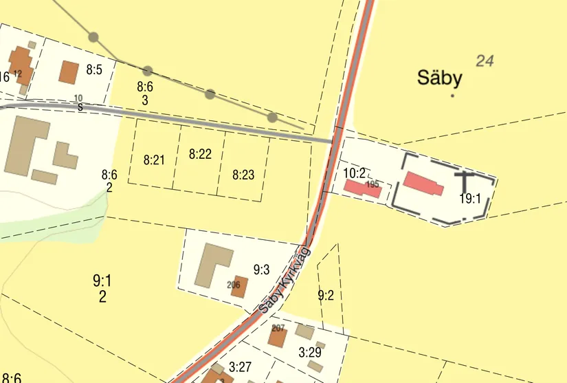 Tomt, Säby byväg, Säby, Landskrona