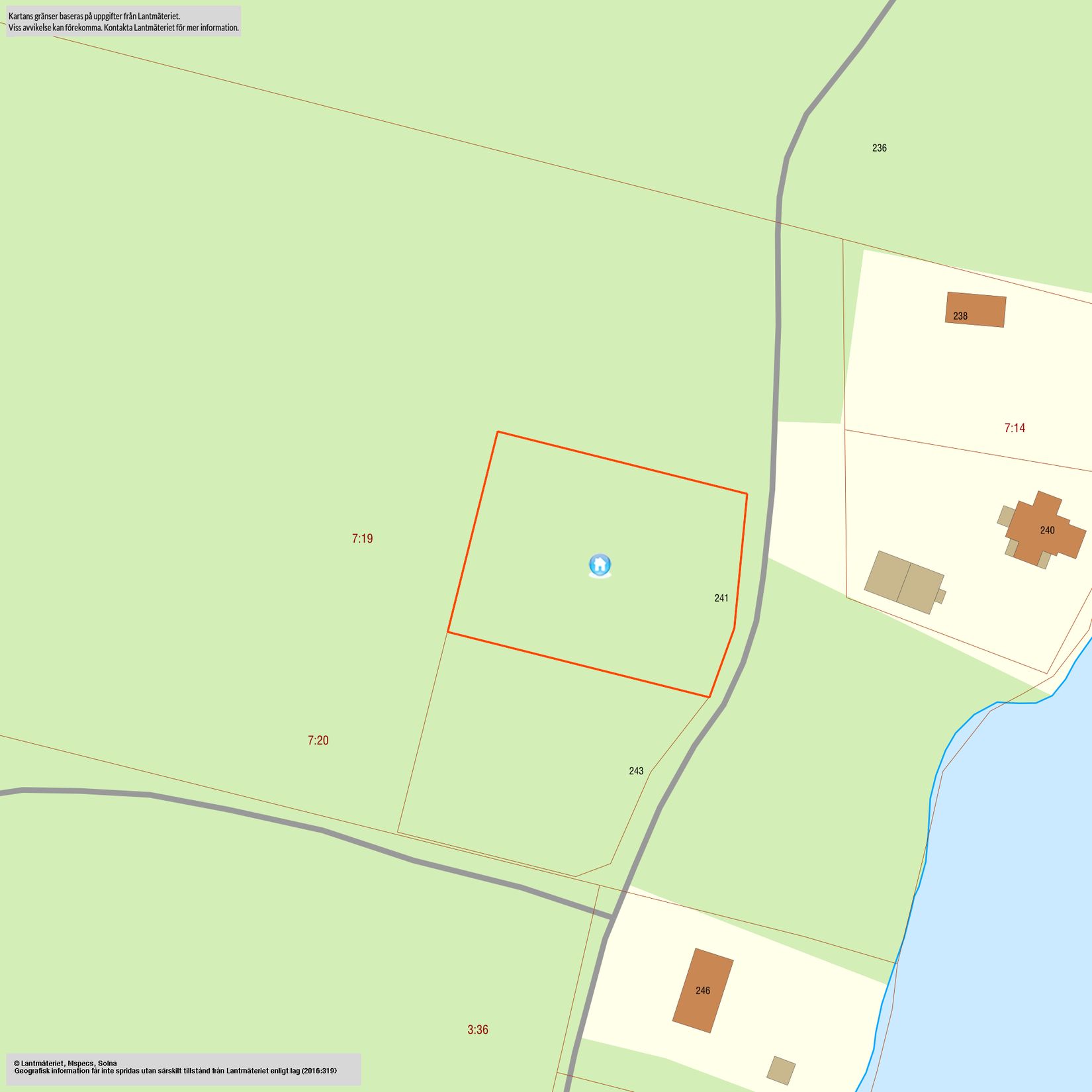 Tomt, Holmsjön 241, Holmsjön, Umeå