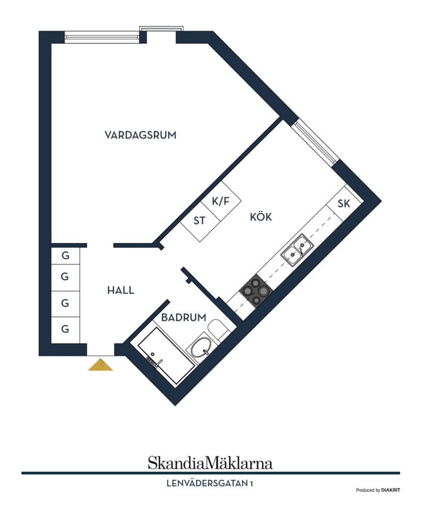Bostadsrätt, Lenvädersgatan 1, Biskopsgården, Göteborg