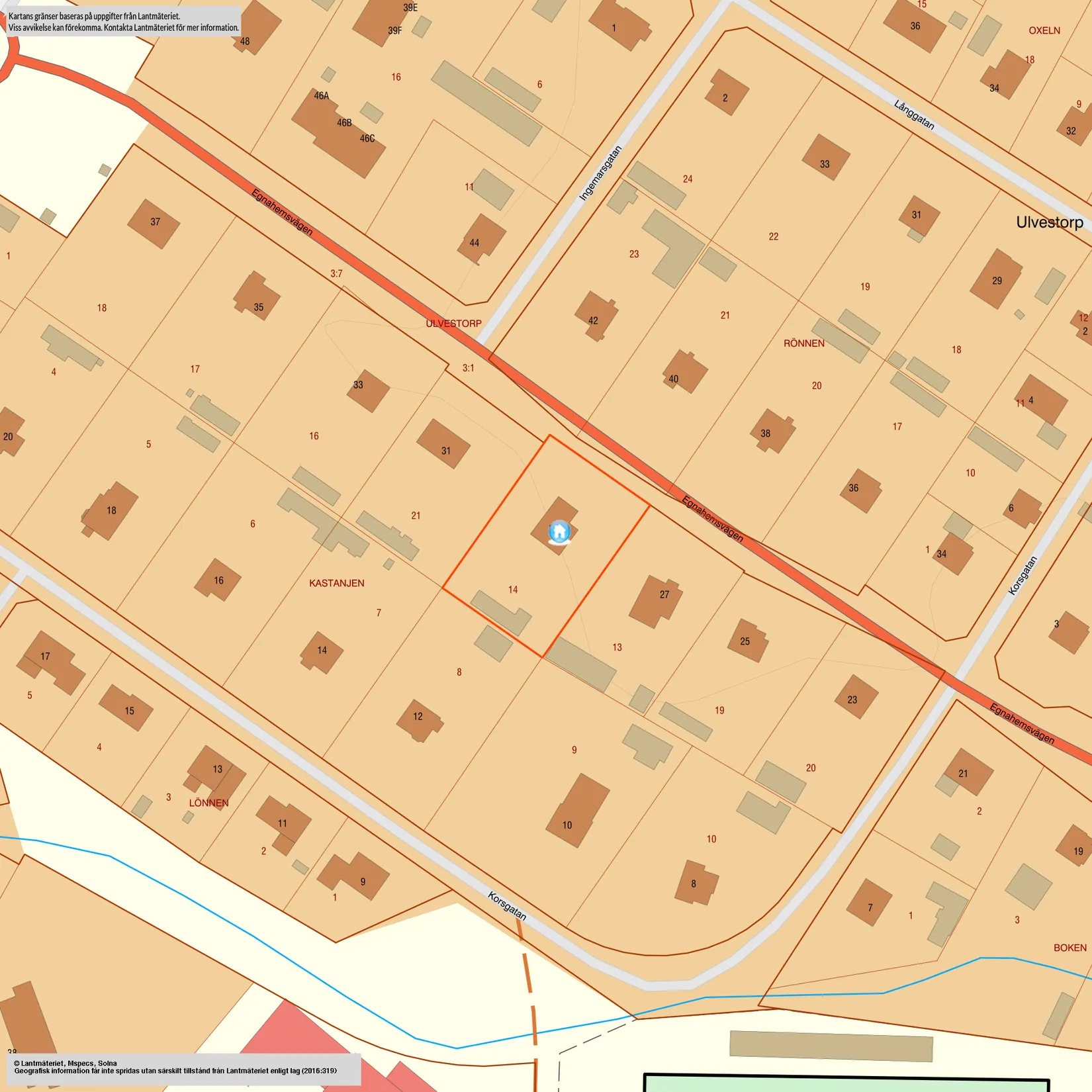 Villa, Egnahemsvägen 29, Tidaholm