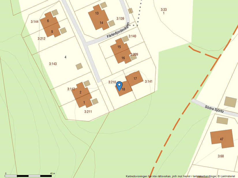 Villa, Radhus, Färlevfjordsvägen 18, Torreby, Munkedal