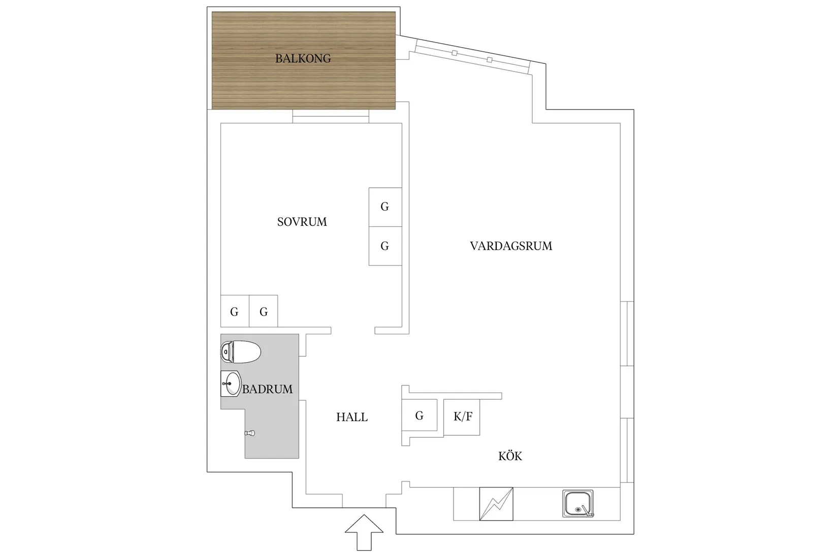 Bostadsrätt, Storhöjdsgatan 15, Strömmensberg, Göteborg