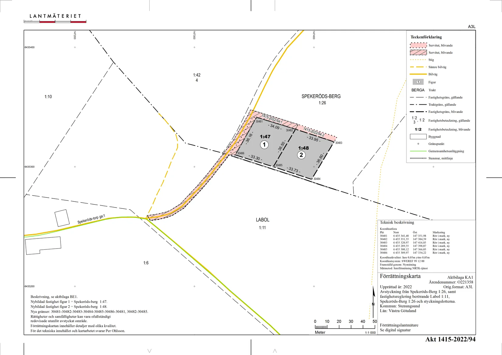 Tomt, Labol 230, Spekeröd, Stenungsund