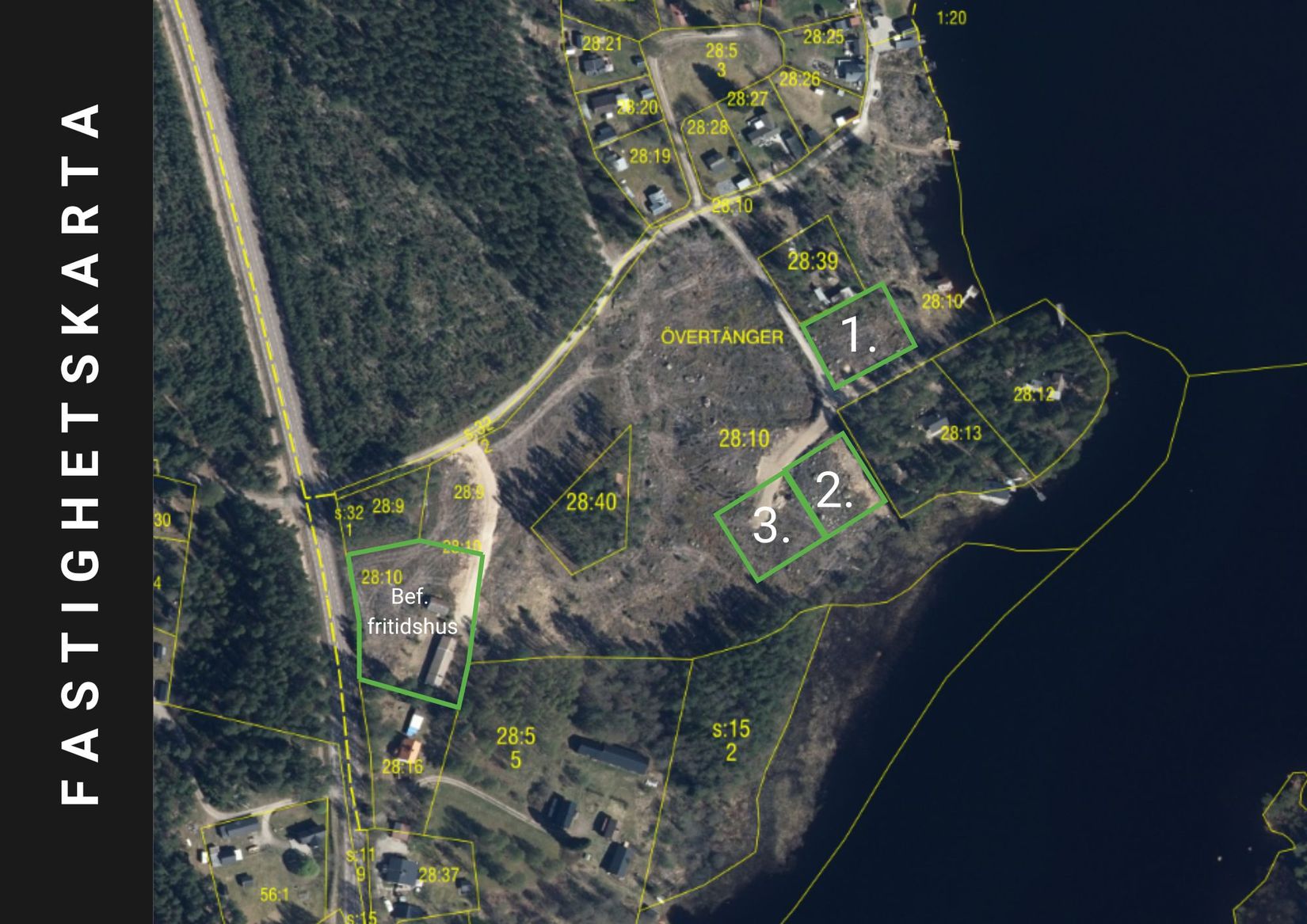 Tomt, Del av Övertänger 28:10, Balungstrand, Falun