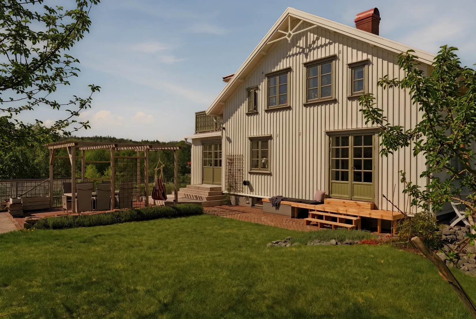 Villa, Gamla Härkeshultsv 20 Salmeredsbacken Anno 1896, Landvetter, Härryda