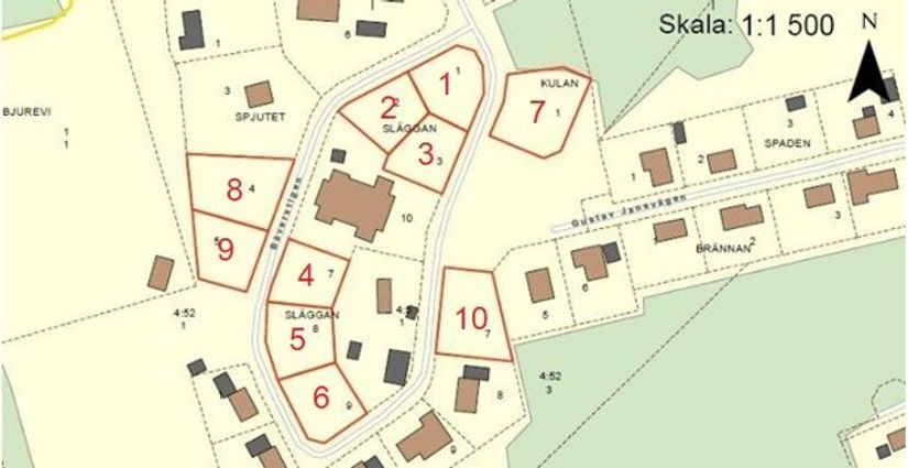 Tomt, Bäverstigen, Bjurholm