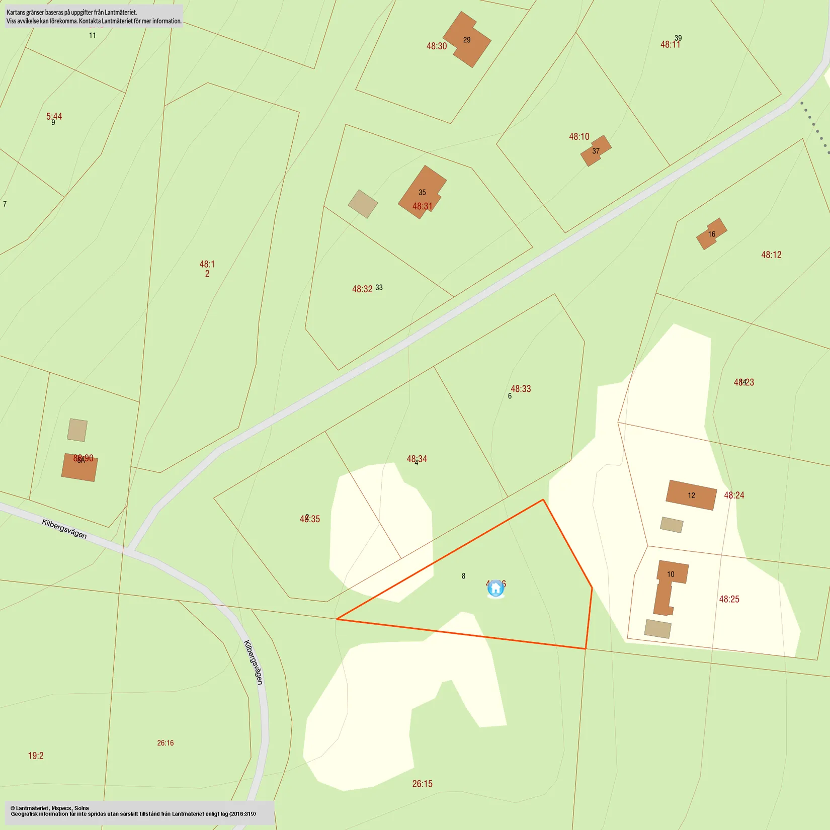 Tomt, Högåsvägen 8, Härjedalen