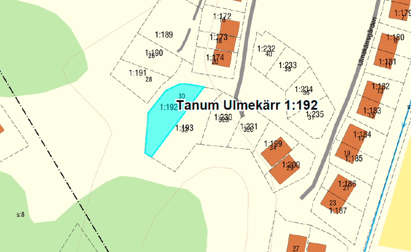 Villa, Radhus, Ulmekärrsgården 30, Grebbestad, Tanum