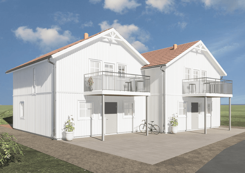 Villa, Radhus, Ulmekärrsgården 30, Grebbestad, Tanum