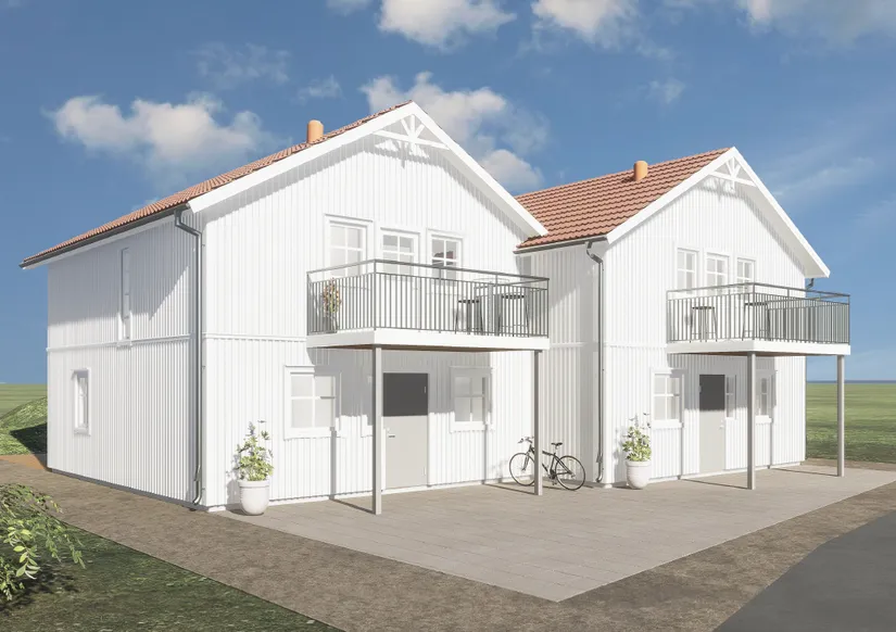Villa, Radhus, Ulmekärrsgården 30, Grebbestad, Tanum