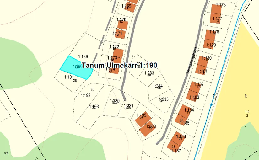 Villa, Radhus, Ulmekärrsgården 26, Grebbestad, Tanum