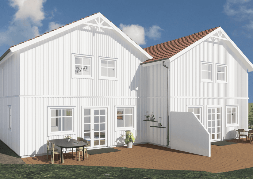 Villa, Radhus, Ulmekärrsgården 26, Grebbestad, Tanum