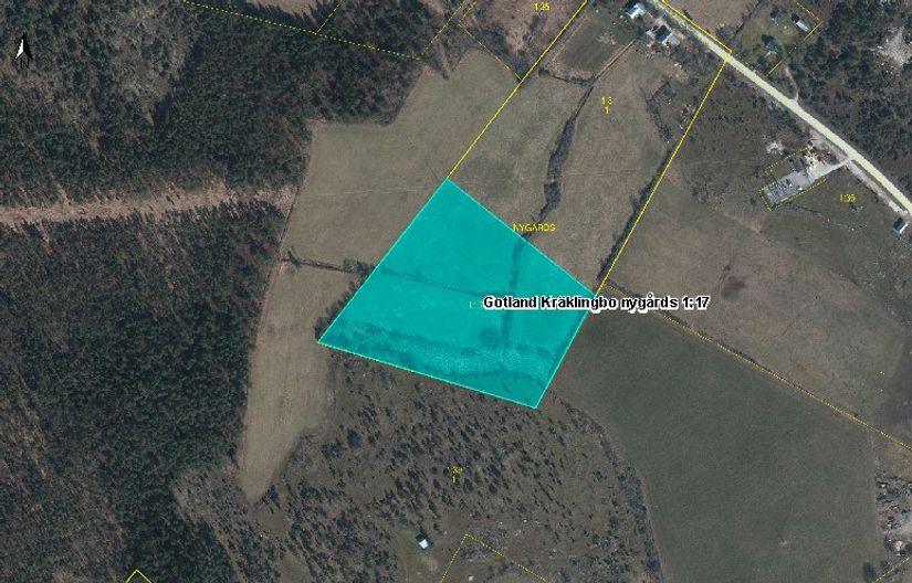 Gård/Skog, Kräklingbo Nygårds 142, Kräklingbo, Gotland