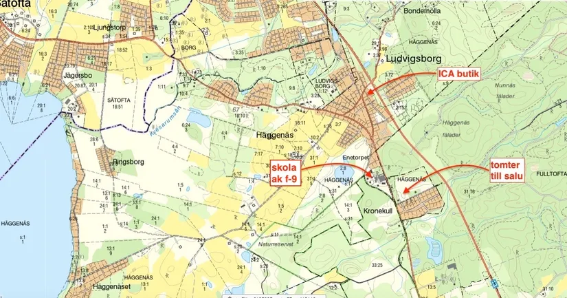 Tomt, Daniavägen 6, Ludvigsborg, Hörby
