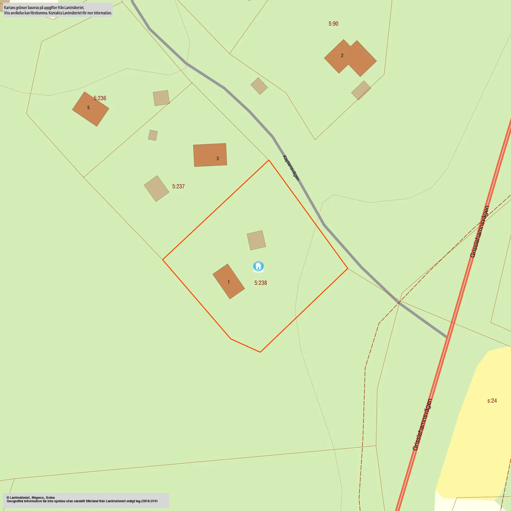 Övrigt, Kaptensvägen 1, Väddö - Tomta, Norrtälje