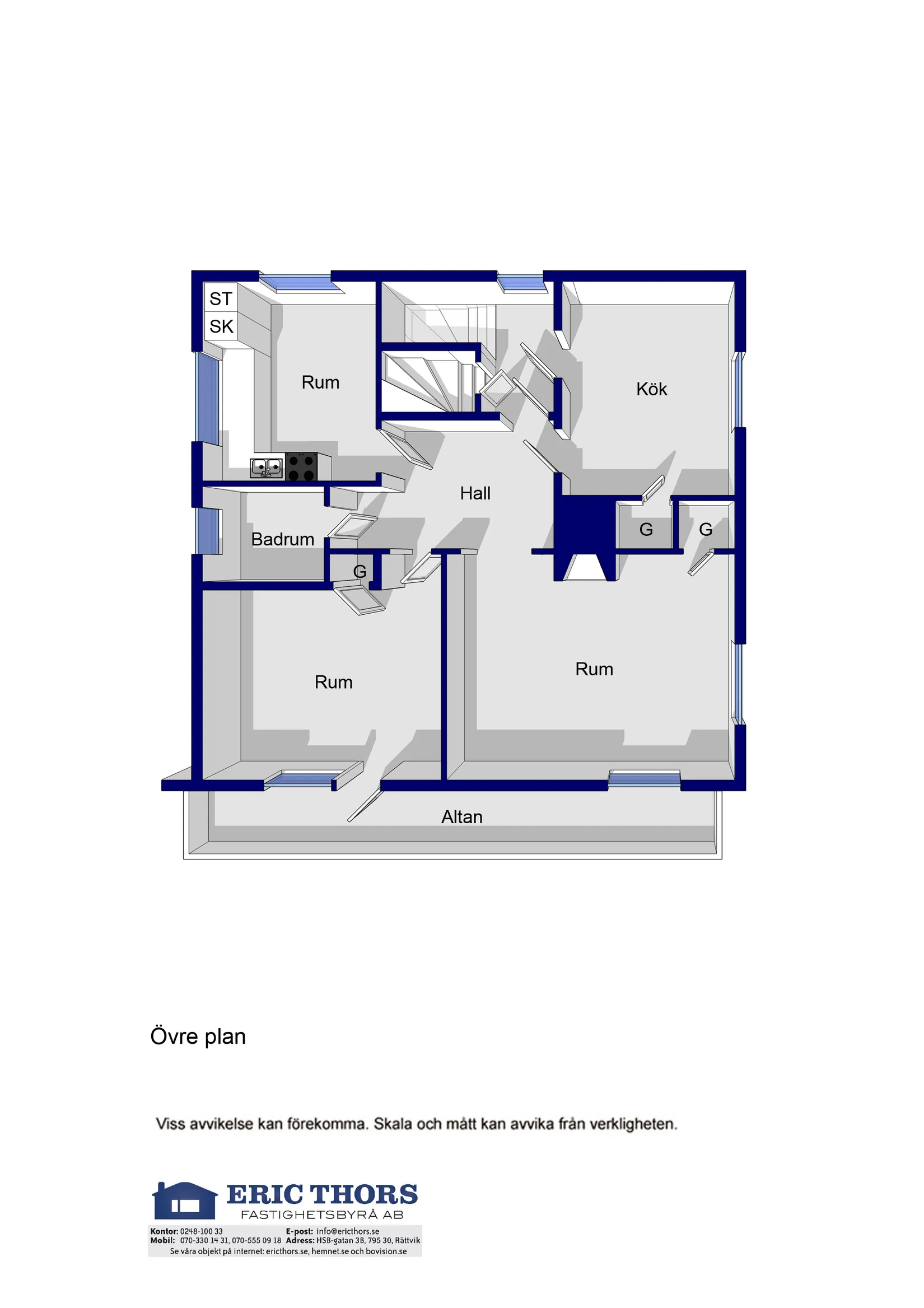 Villa, Bohmgatan 22, Lerdal, Rättvik