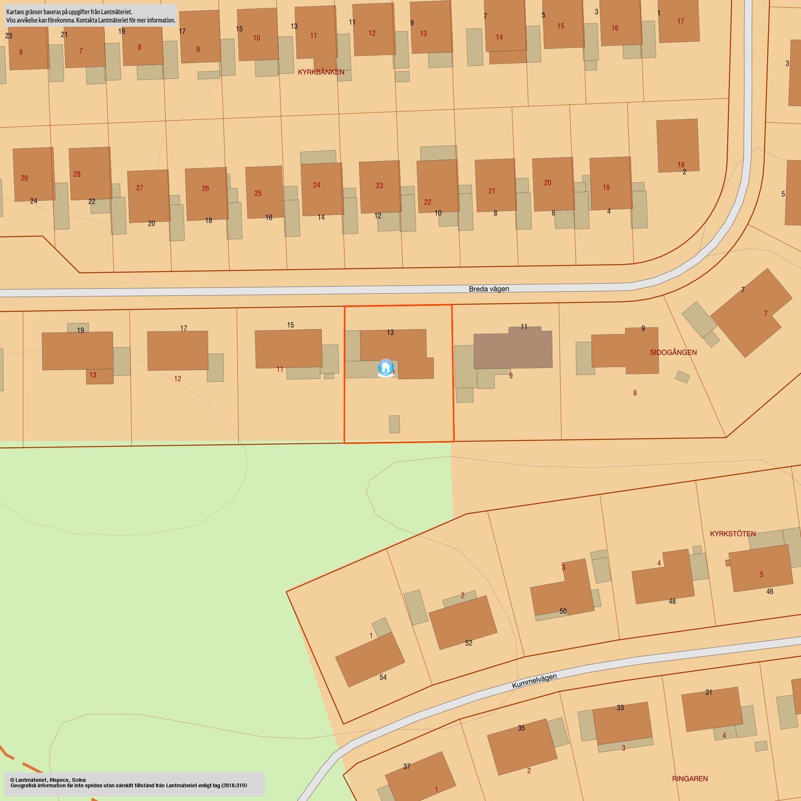 Villa, Breda vägen 13, Rödsle, Oskarshamn