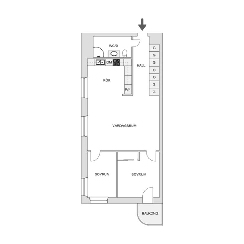 Bostadsrätt, Sankt Göransgatan 98, 5 tr, Kungsholmen Fridhemsplan, Stockholm