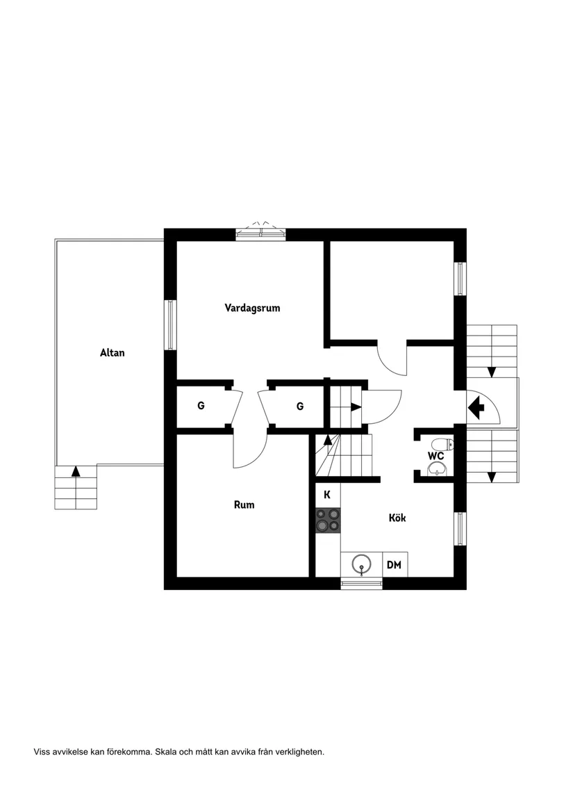 Villa, Tvärgatan 18, Centralt, Mellerud