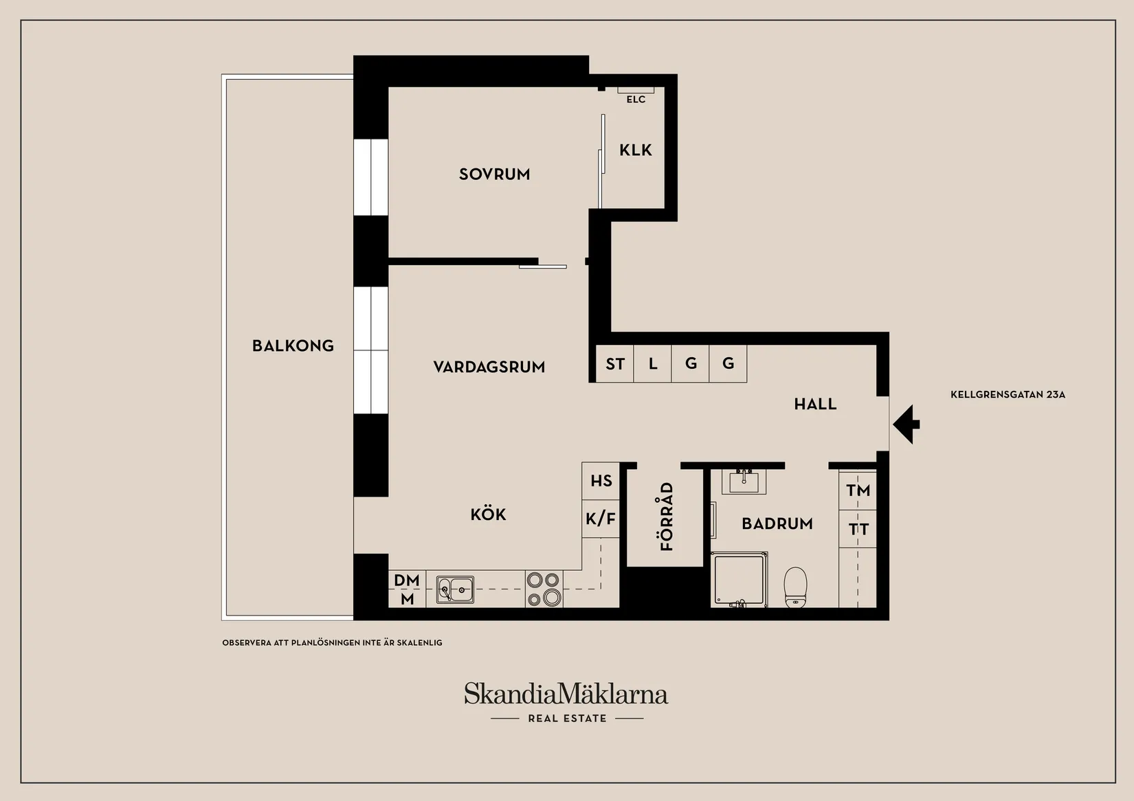 Bostadsrätt, Kellgrensgatan 23A, Druvefors, Borås