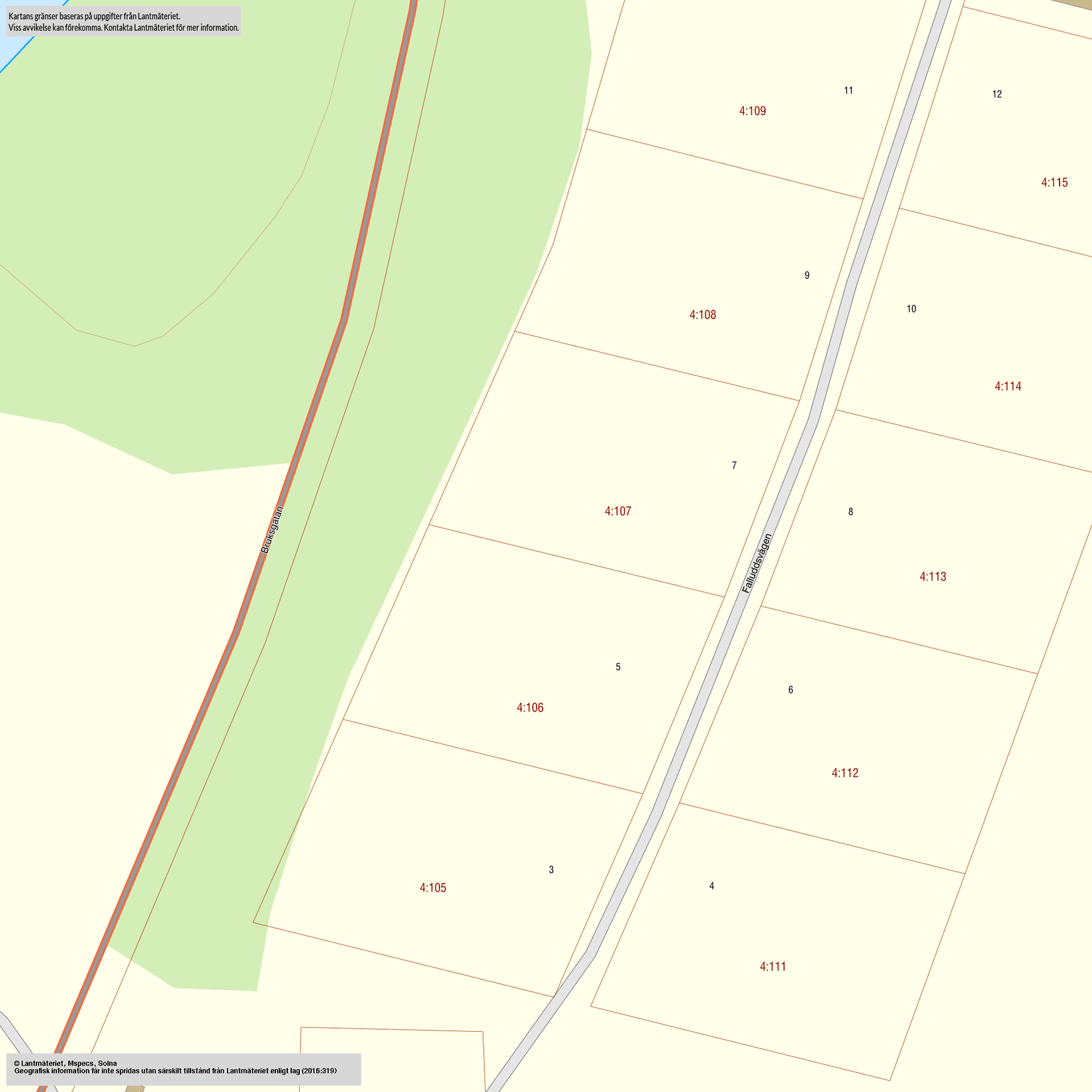 Tomt, Falluddsvägen 3, Falludden, Älvkarleö, Älvkarleby