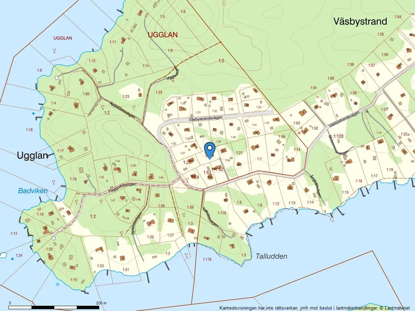 Villa, Väsbystrandsvägen 64A, Ljusterö-Väsby, Österåker