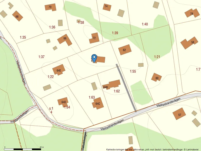 Villa, Väsbystrandsvägen 64A, Ljusterö-Väsby, Österåker