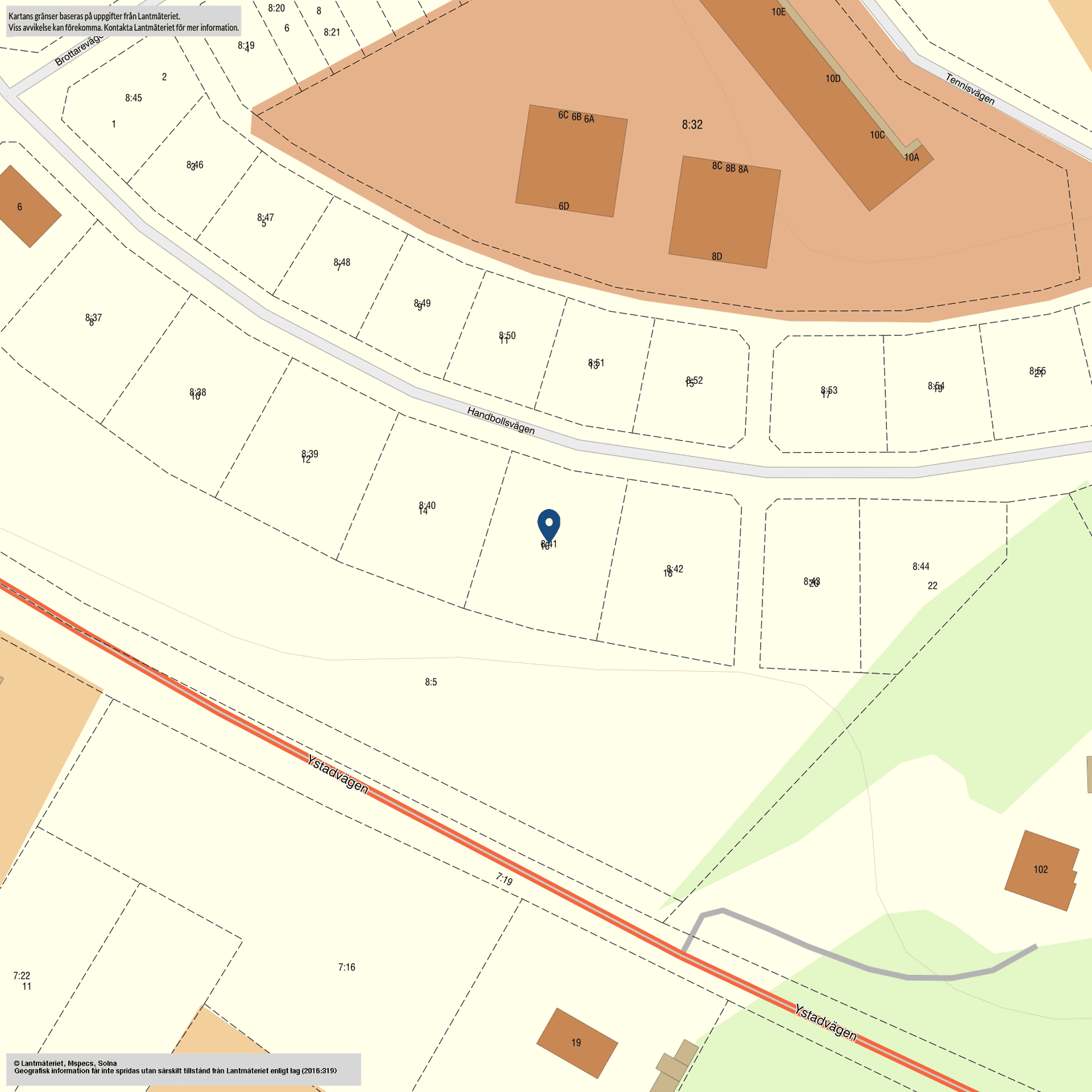 Tomt, HÖÖR FOGDARÖD 8:41, Höör