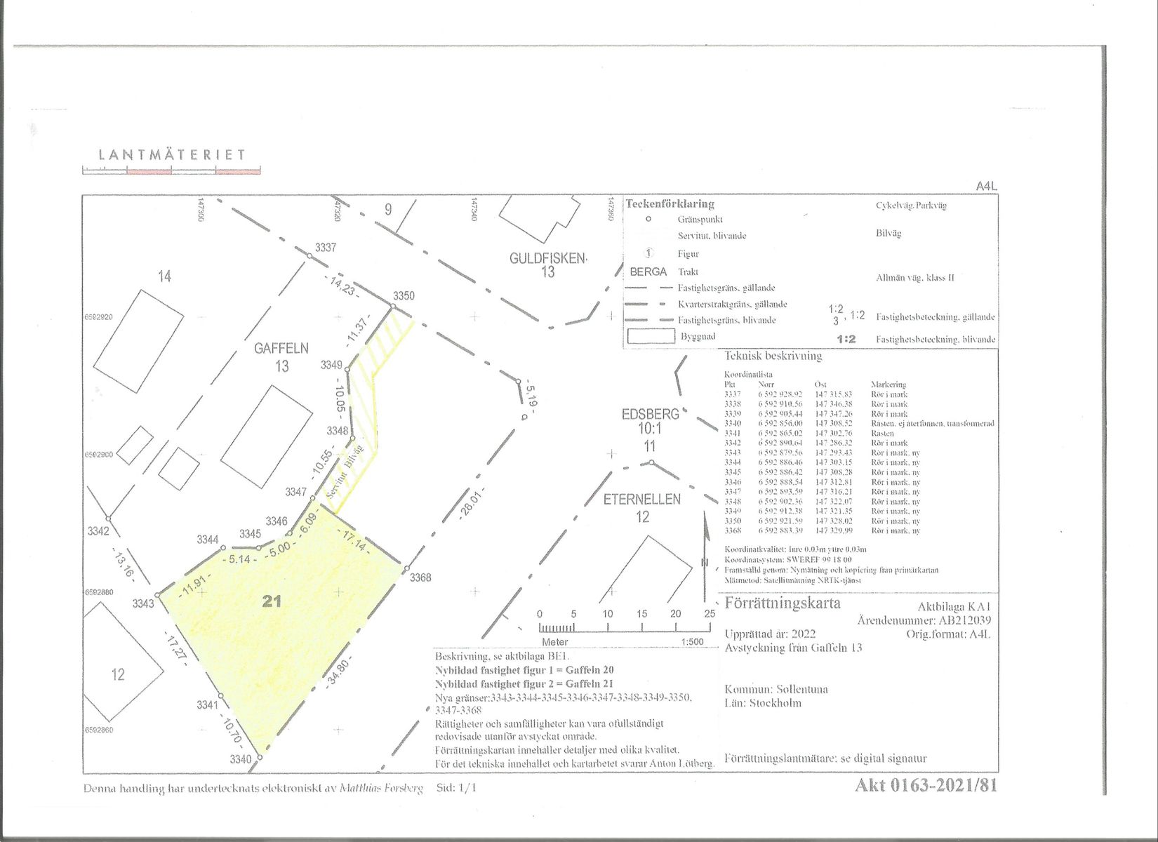 Tomt, Vaxmoravägen 1B, Törnskogen, Sollentuna