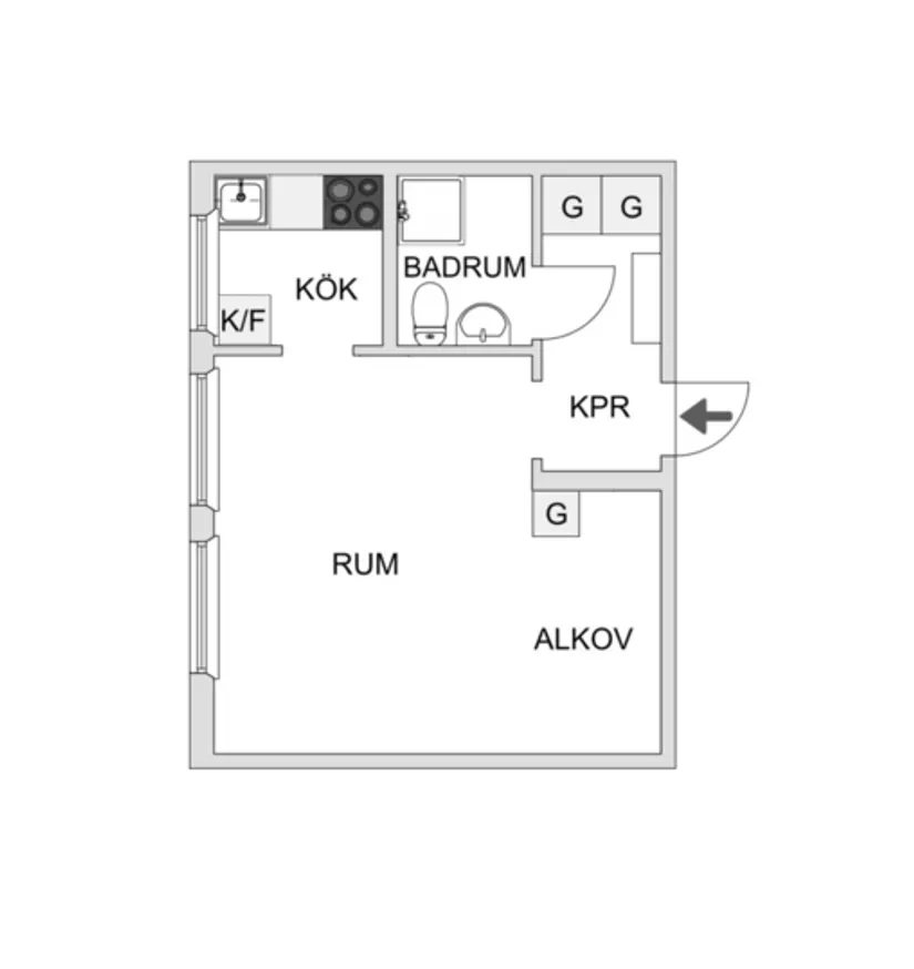 Bostadsrätt, Tallrotsgatan 10, Haga, Sundsvall