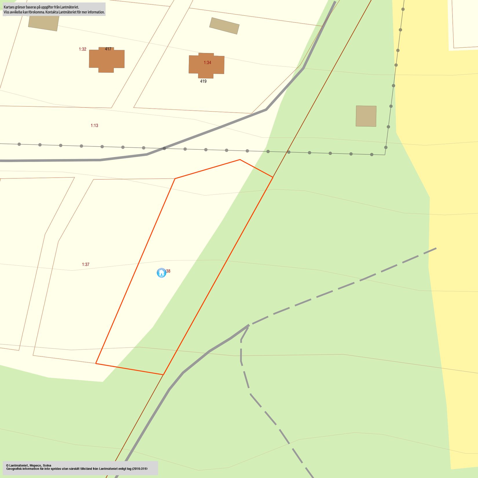 Tomt, Åre Romo 1:38, Undersåker, Åre