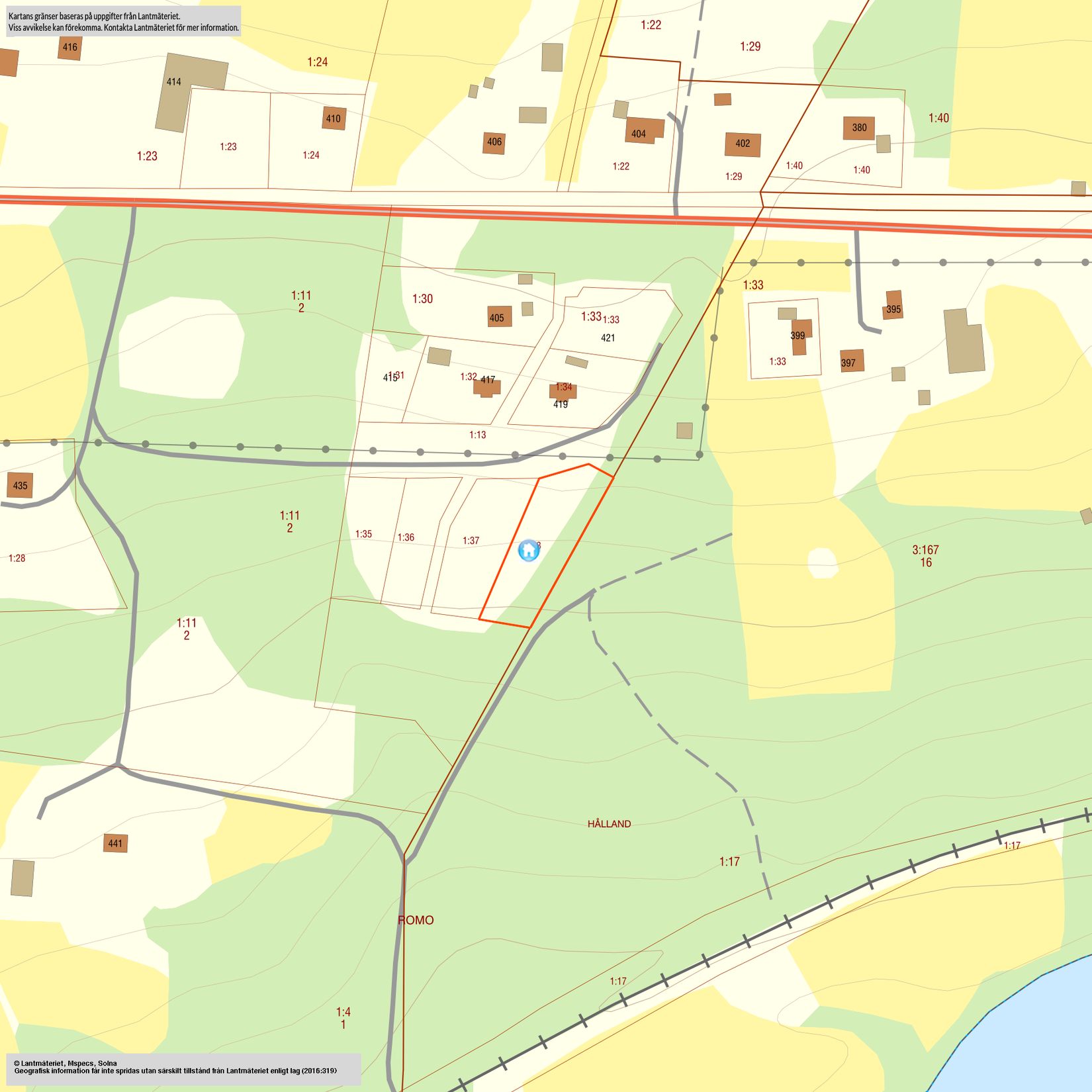 Tomt, Åre Romo 1:38, Undersåker, Åre