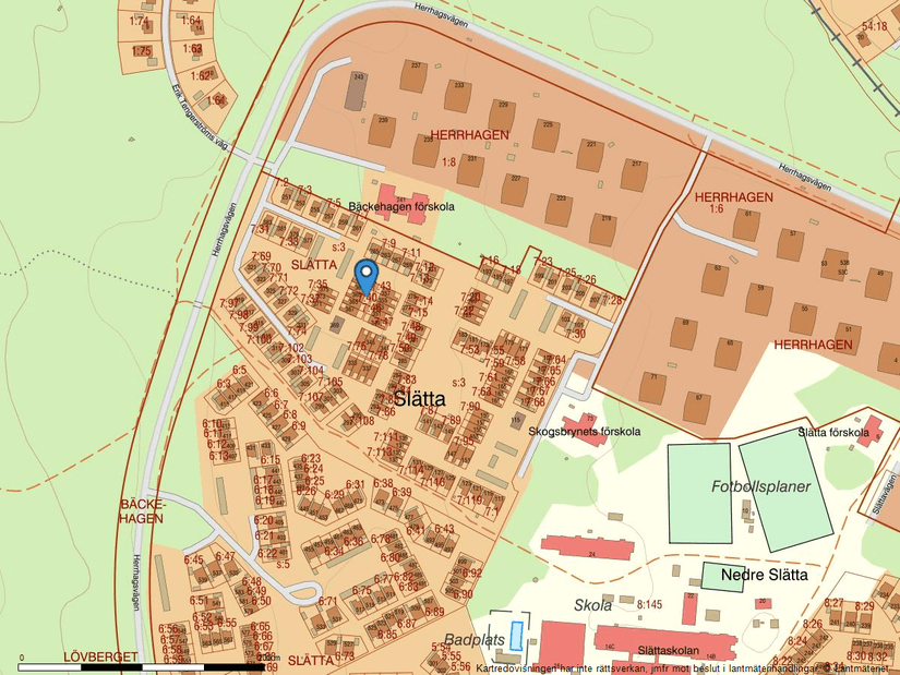 Villa, Radhus, Herrhagsvägen 361, Slätta, Falun