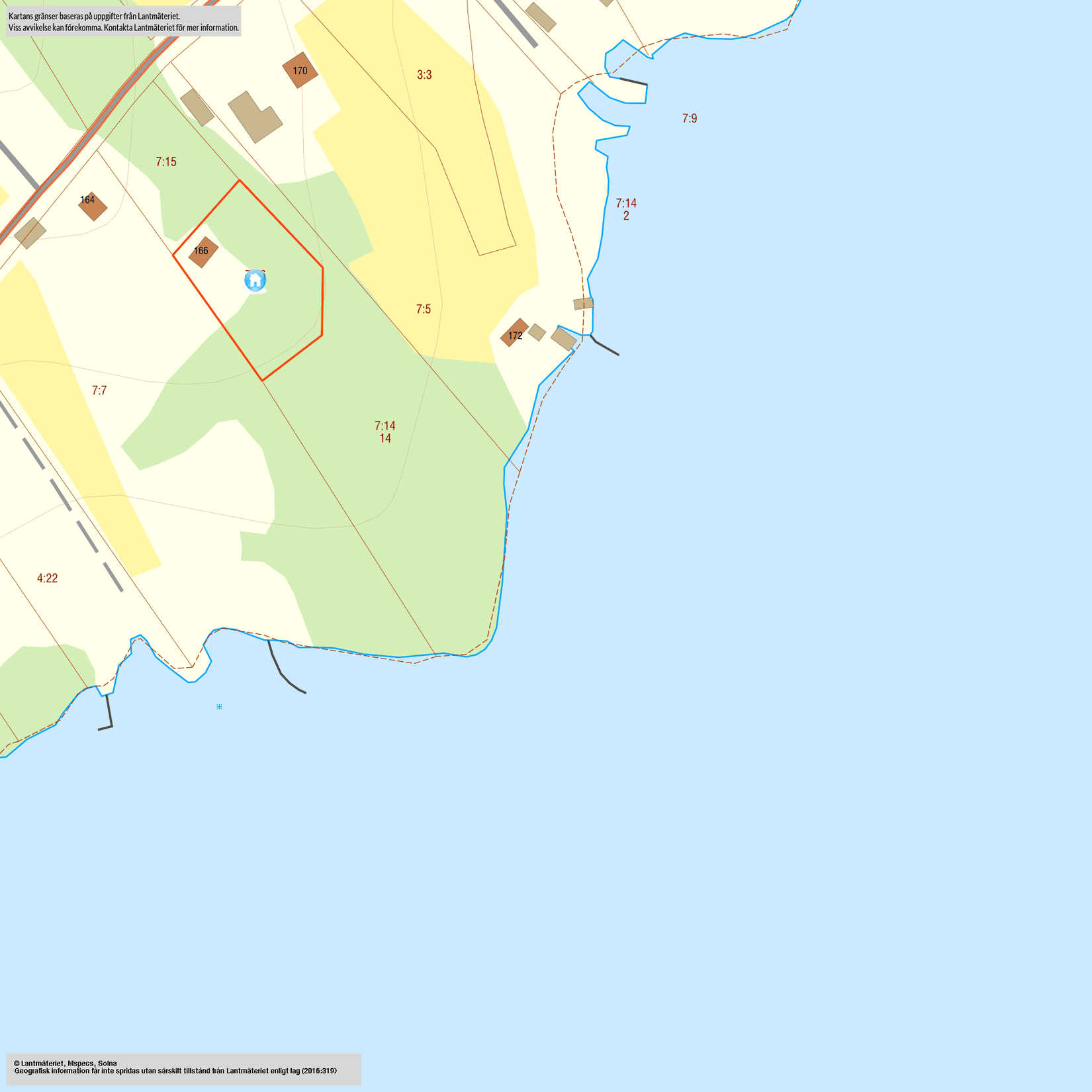 Tomt, Käxed 166, Käxed, Kramfors