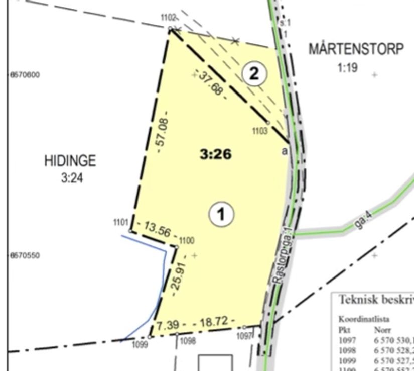 Tomt, Rastorp 9, Lanna, Lekeberg