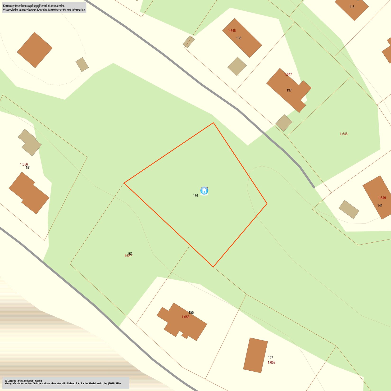 Tomt, Finnvallklumpen 136, Finnvallklumpen, Åre