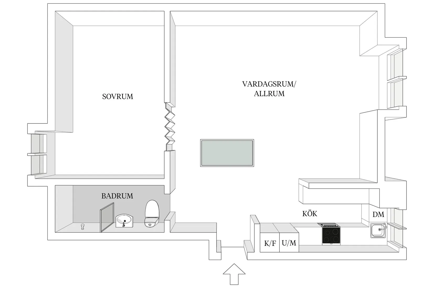 Bostadsrätt, Karl x gustavs gata 24B, Tågaborg, Helsingborg