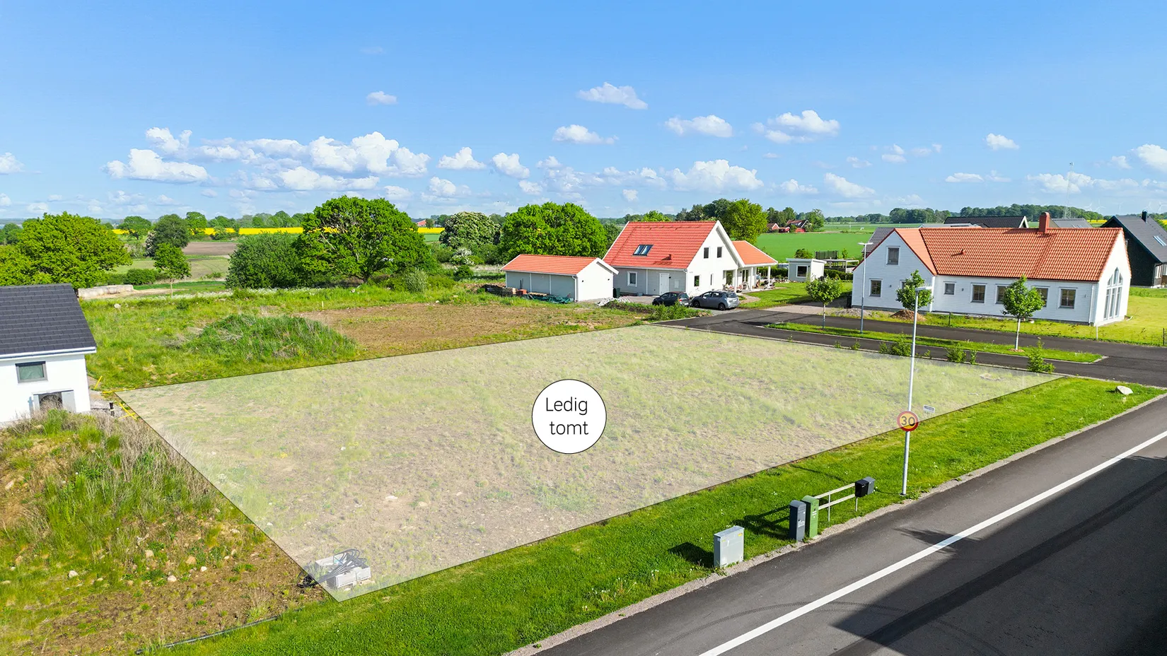 Tomt, Skaftvägen 24, Farhult, Höganäs