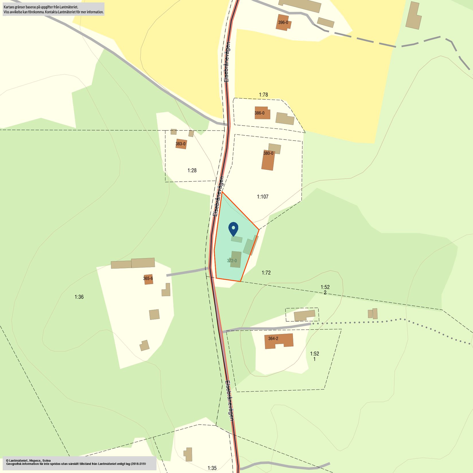 Villa, Elsebrånevägen 372-0, Nötabråne, Karlshamn